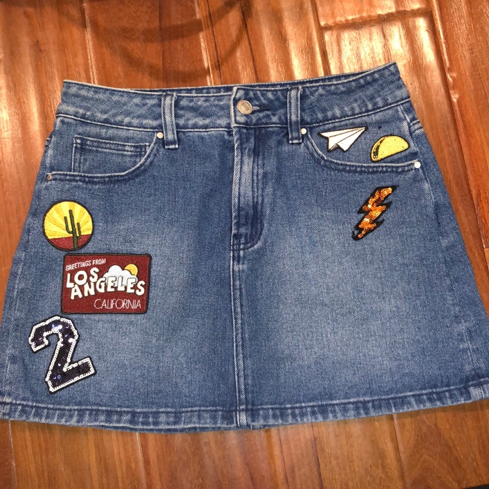 Denim skirt